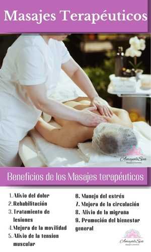 MASAJES TERAPEUTICOS EN INICIO